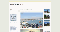 Desktop Screenshot of california-blog.com